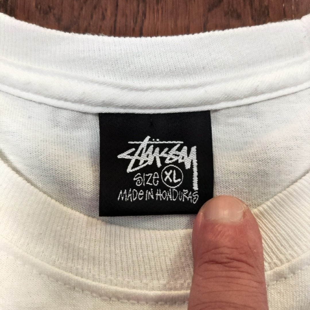 STUSSY - STUSSY SSリンク シャネルロゴ Tシャツ XL 白 刺繍の通販 by