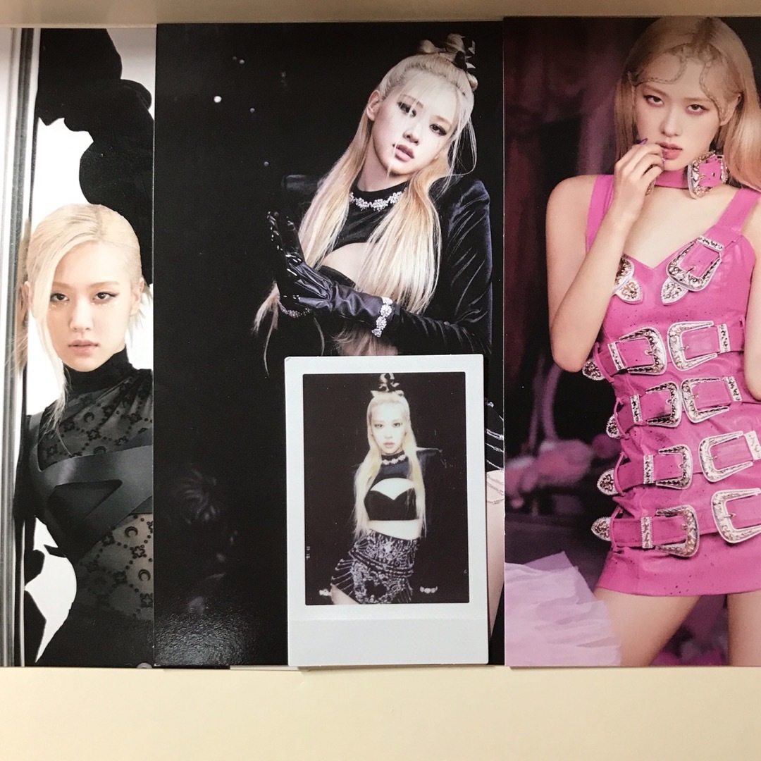 BLACKPINK ロゼ フォトカード3枚+インスタントフィルムの通販 by よう