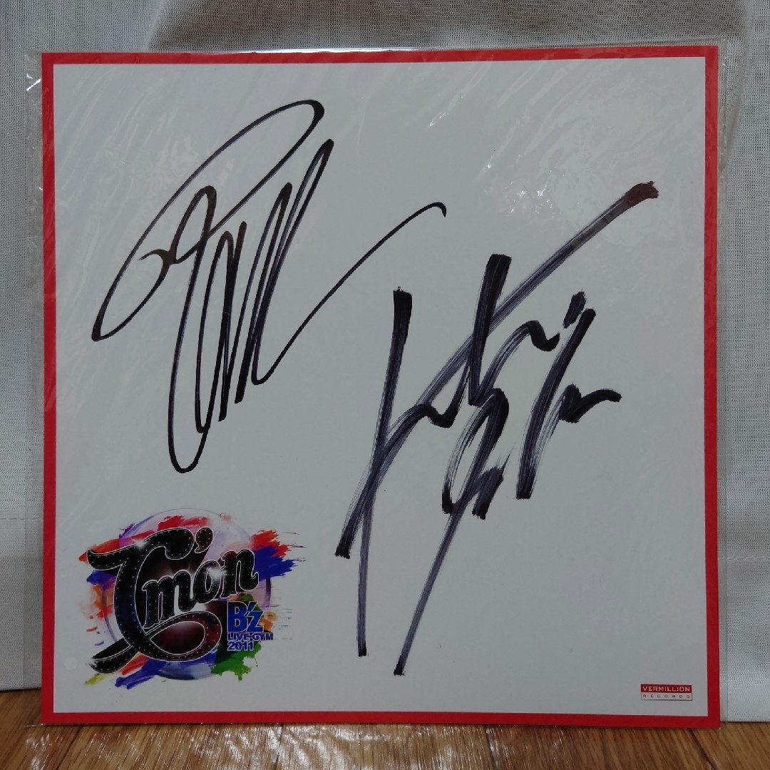 B'z 直筆サイン色紙 C'monの通販 by cocoa's shop｜ラクマ