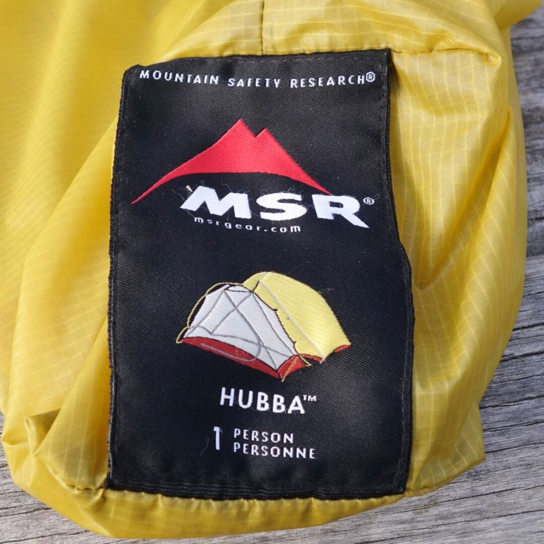 MSR - 廃盤 希少 エムエスアール MSR HUBBA 1PERSON ハバ 1人用 フット