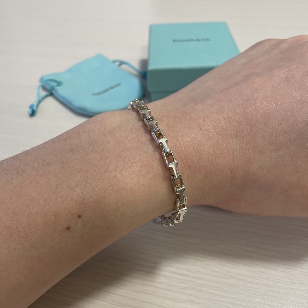 Tiffany & Co. - 【廃盤】Tiffany＆Co ティファニー Tナローチェーン