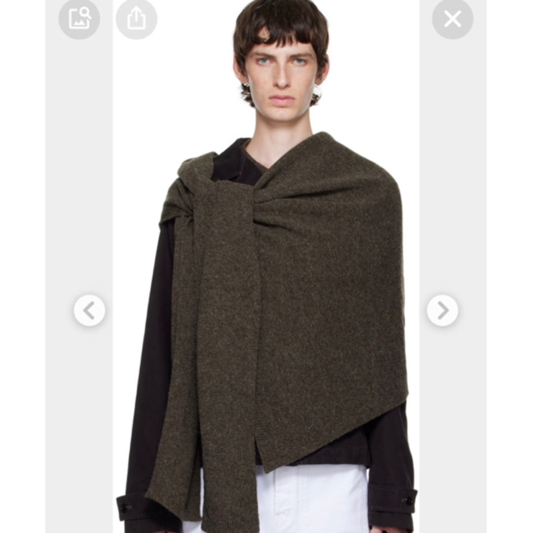 LEMAIRE - LEMAIRE (ルメール) WRAP SCARF BLACK の通販 by ぽこまま's