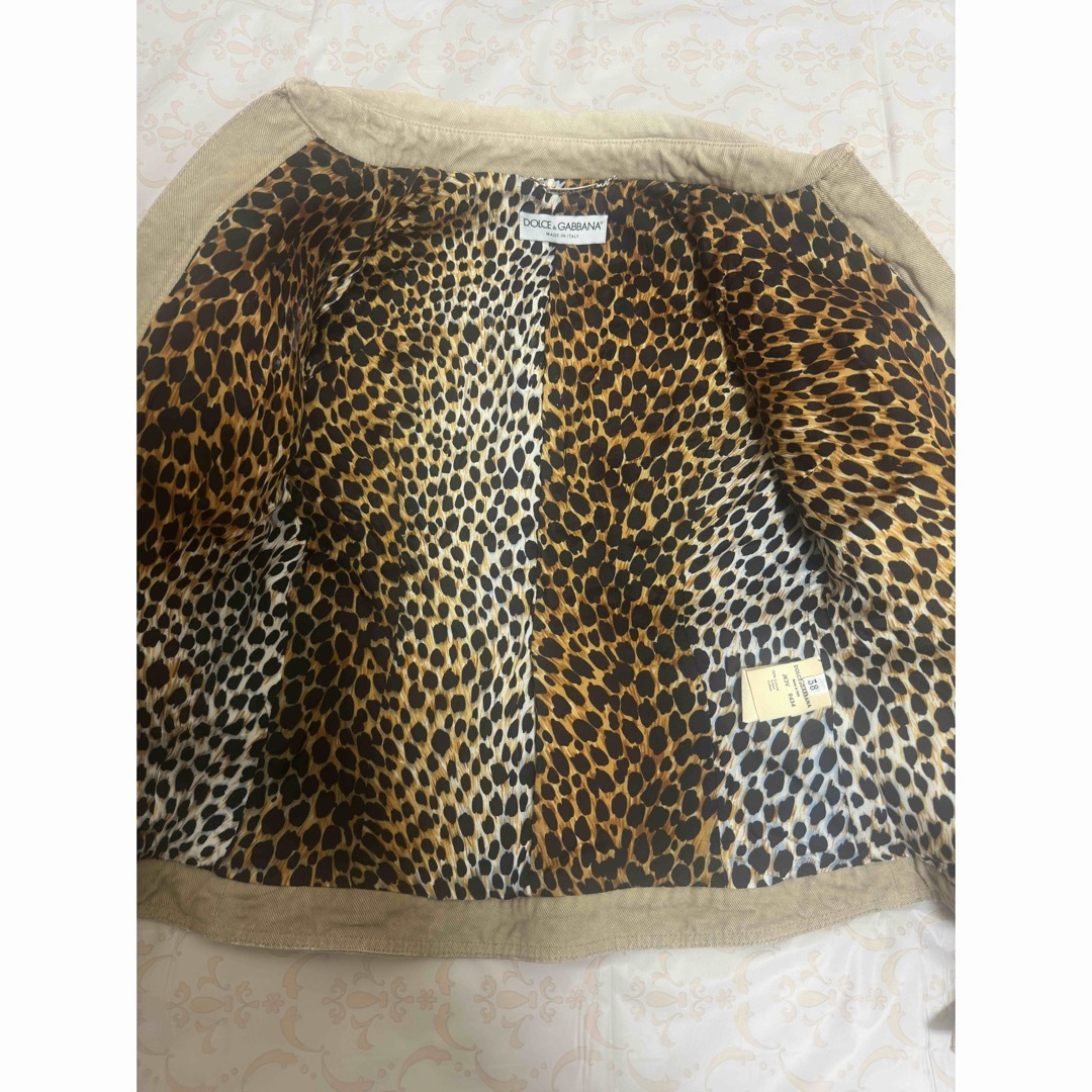 DOLCE&GABBANA - ドルチェ&ガッバーナ 裏地 豹柄 レオパード デニム
