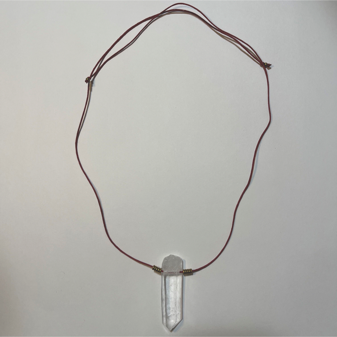 新品未使用】氷水晶大 クリスタルネックレス 堂本剛 着用 着の通販 by