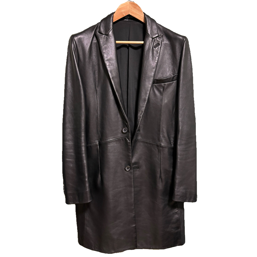 Black by VANQUISH - Black by VANQUISH レザー コートの通販 by