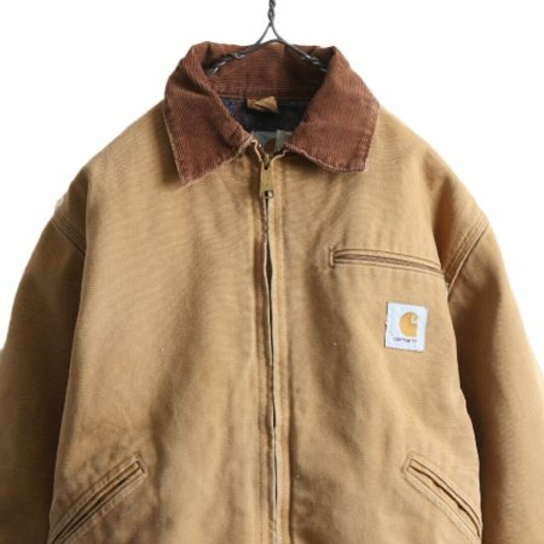 80s 90s USA製 カーハート デトロイトジャケット 36 S ダック 茶の通販
