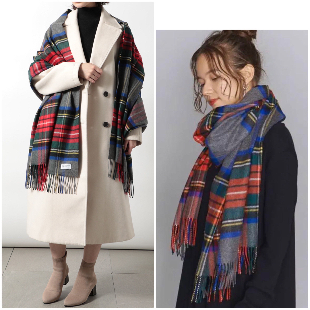 Johnstons - ジョンストンズ カシミヤ大判ストール グレースチュワート