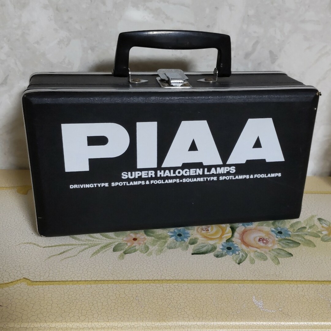 1924【PIAA】カセットテープボックストランク 当時物☆昭和レトロ