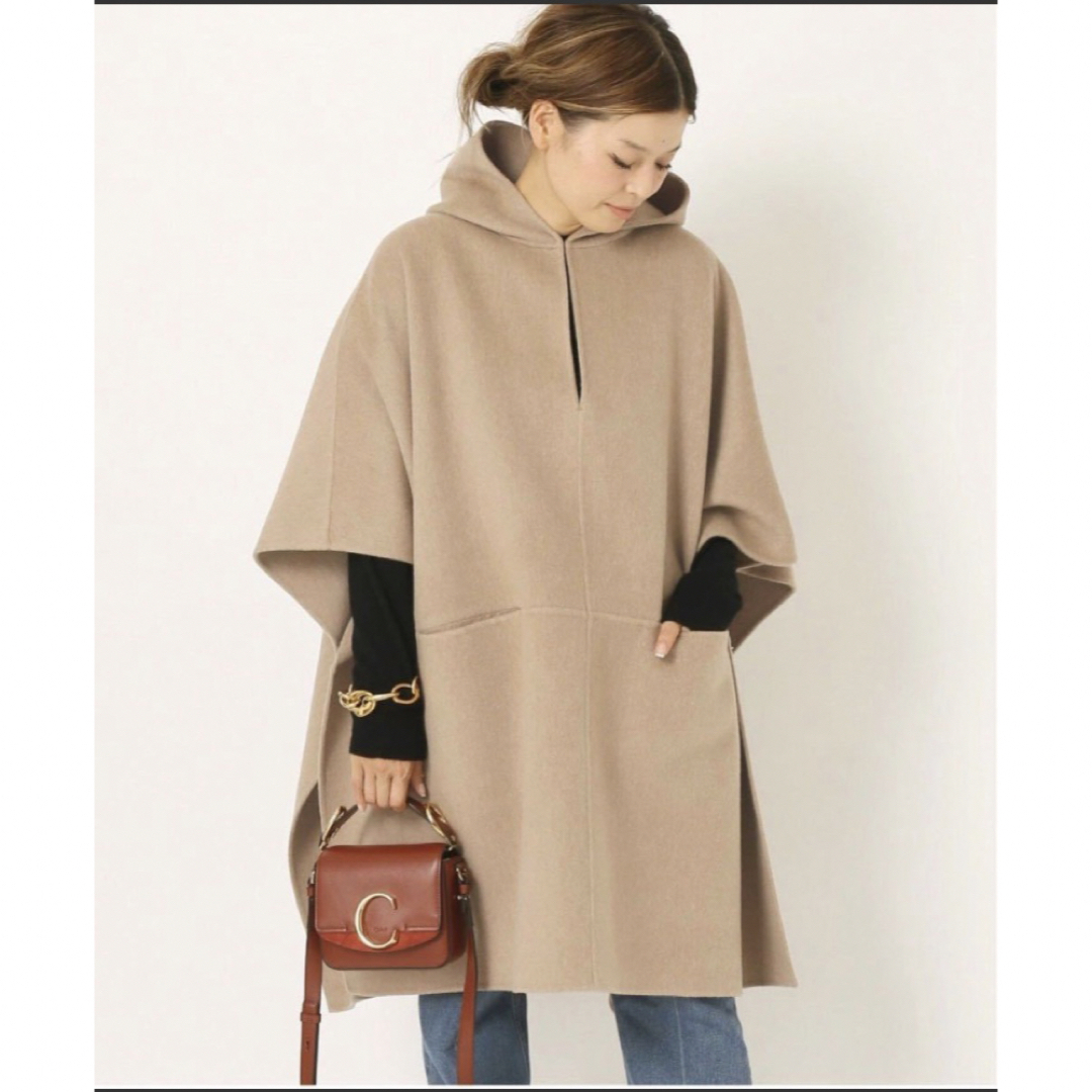 DEUXIEME CLASSE - Deuxieme Classe victorianポンチョ ベージュ 新品