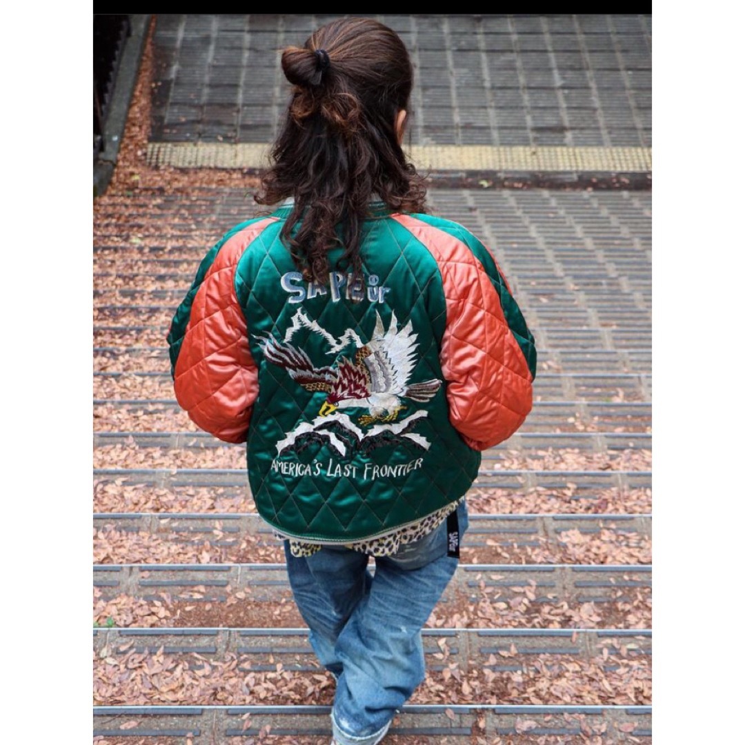 SAPEur サプール リバーシブル スカジャン XLの通販 by ニー's shop