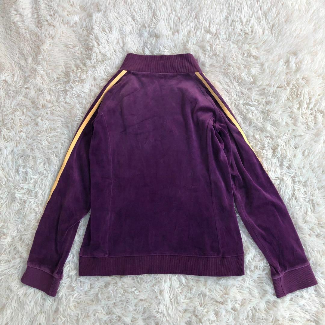 adidas - Adidasアディダスベロアトラックジャケット紫パープル黄色