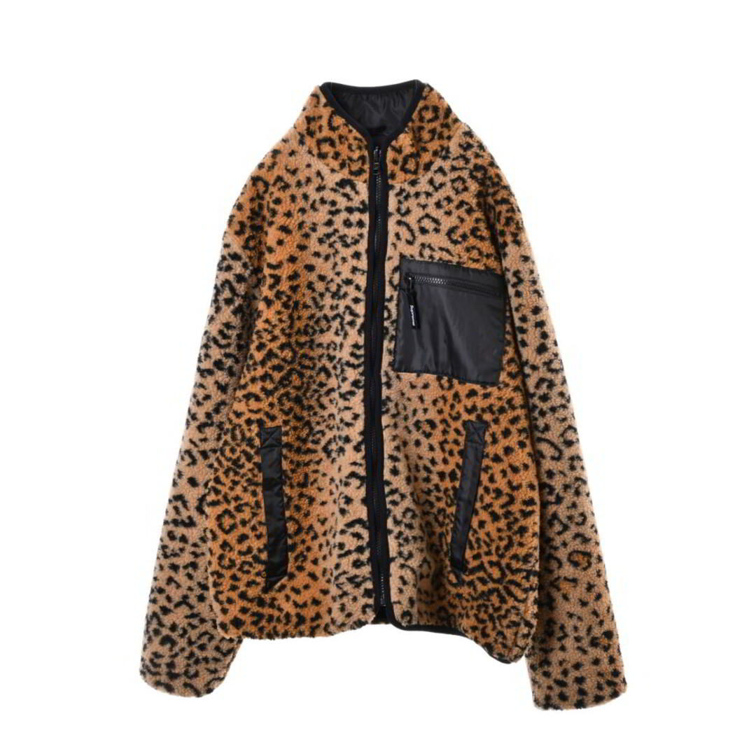 Supreme - Supreme レオパード リバーシブル フリース ジャケットの