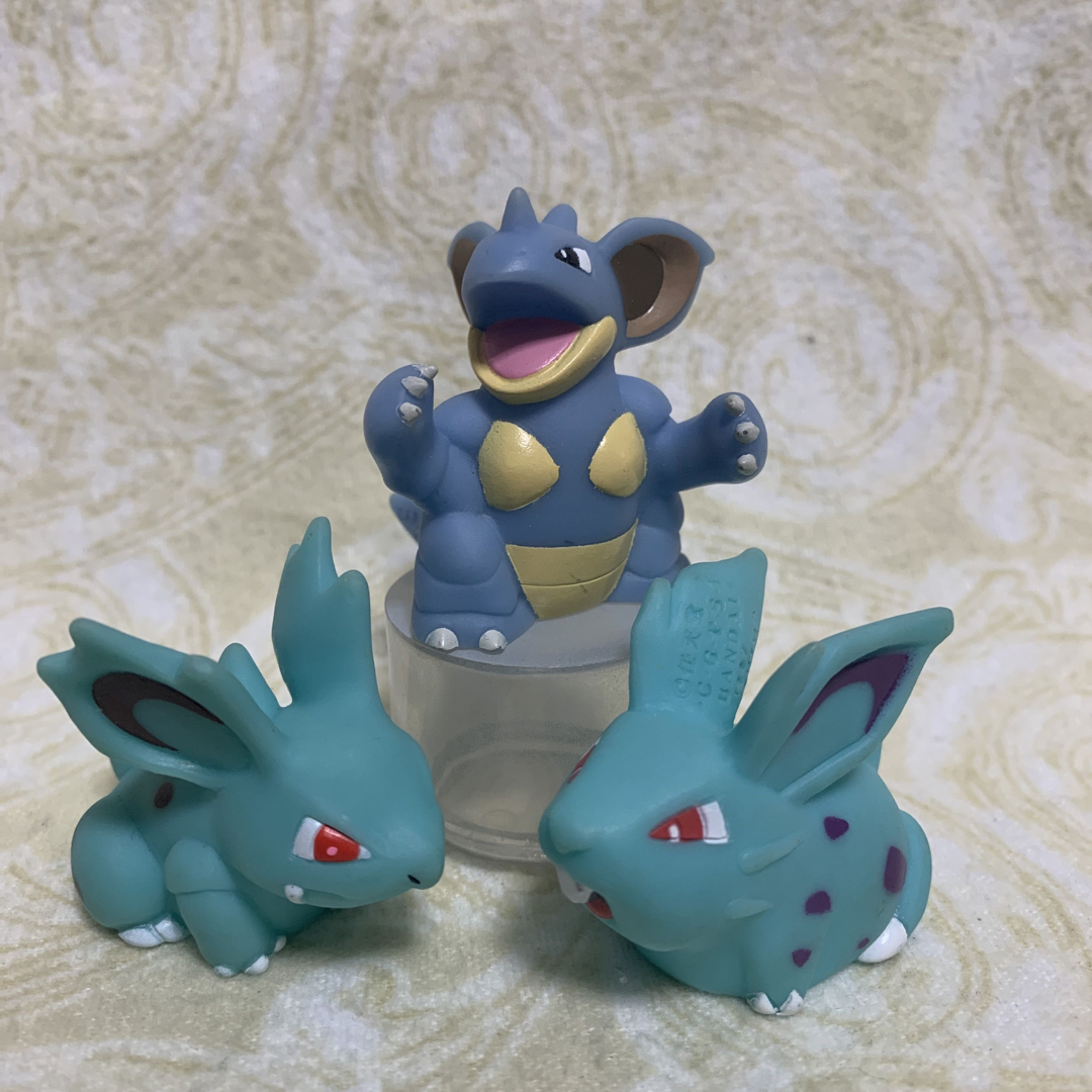 ポケモン フィギュア キッズ 指人形 ニドクイン ニドラン ニドリーナの
