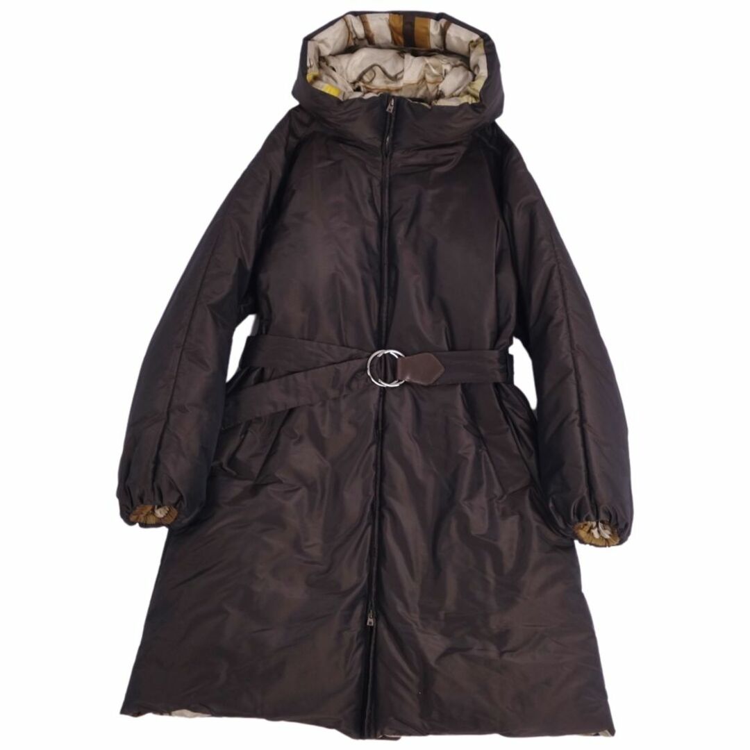 HERMES - 美品 エルメス HERMES コート ゴルチエ期 ベルト付き ダウン