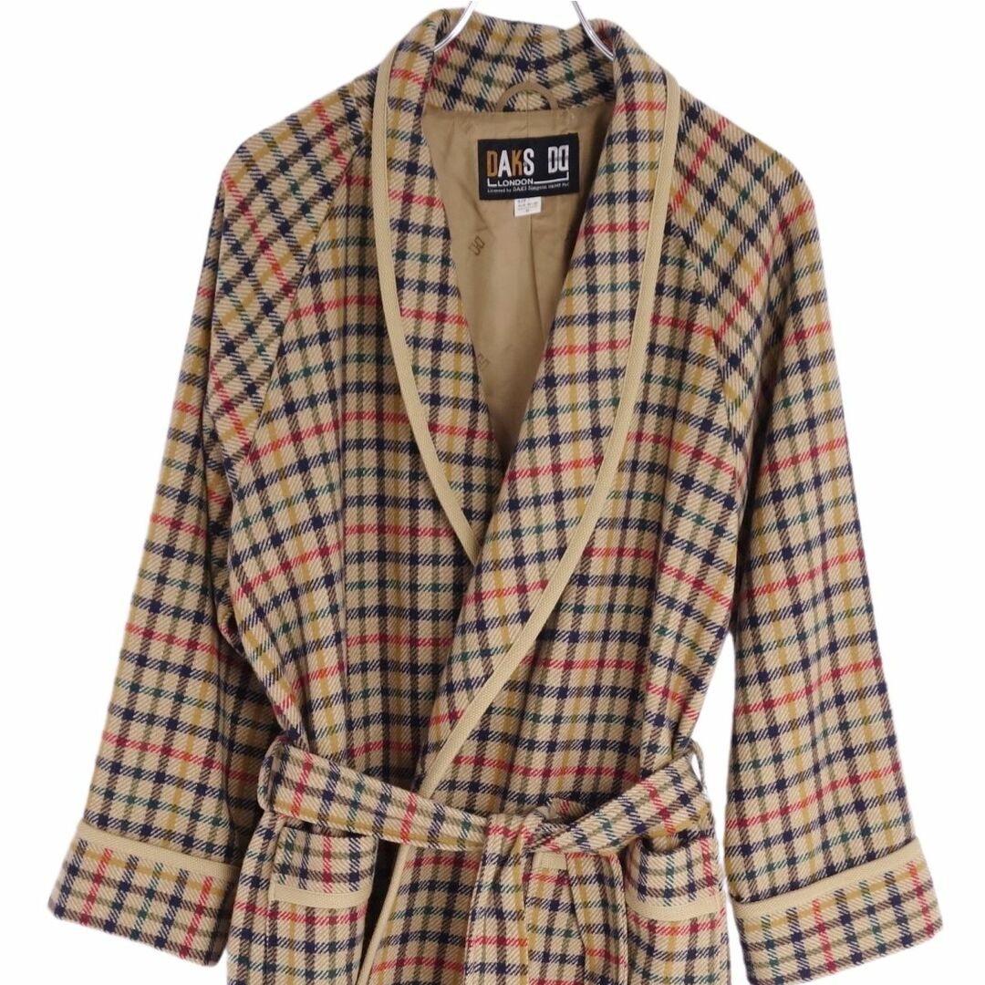 DAKS - 美品 ダックス DAKS コート ガウンコート ロングコート ボタン