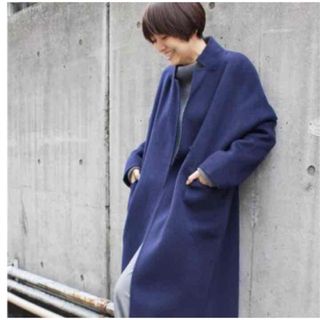 DEUXIEME CLASSE（ロングコート ・ ブルー・ネイビー/青色系）のフリマ