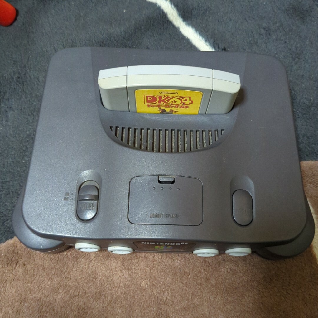 NINTENDO 64 - 任天堂ニンテンドー64 本体 ソフト付き ジャンク品の