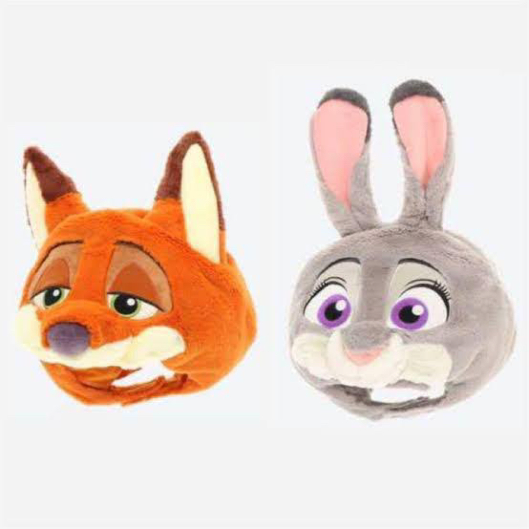 ズートピア ニック ジュディ 2個セット ファンキャップ 被り物 ディズニー