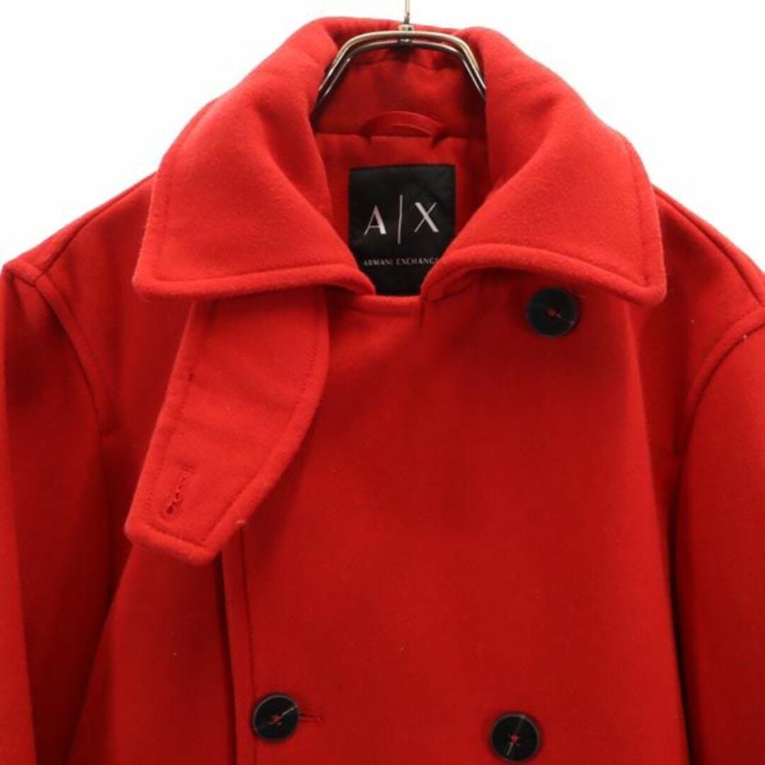 ARMANI EXCHANGE - アルマーニエクスチェンジ 長袖 ピーコート M 赤