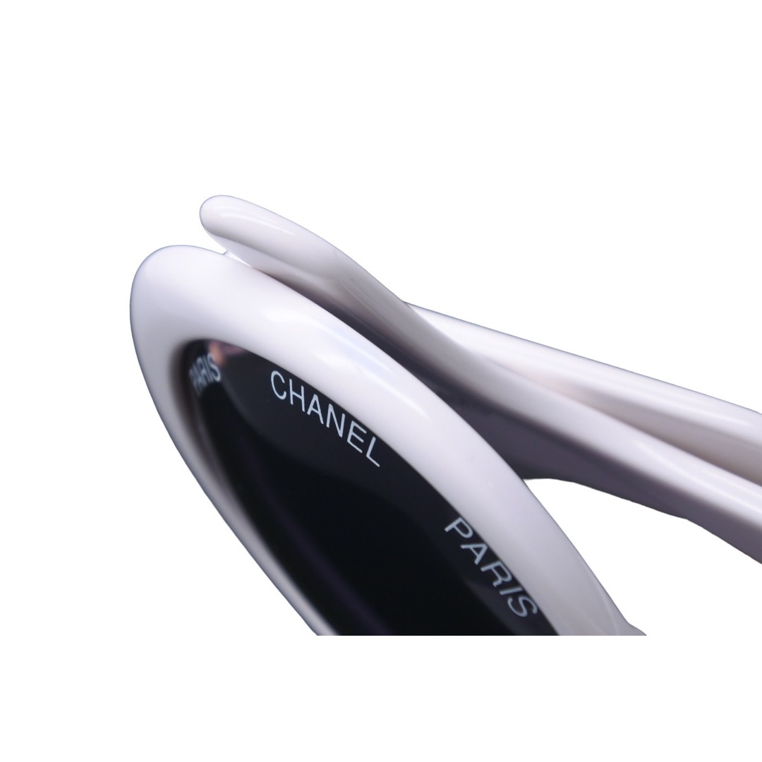 CHANEL - Chanel シャネル サングラス ロゴ 白 ココマーク ブラック