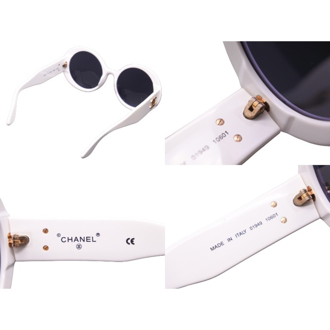 CHANEL - Chanel シャネル サングラス ロゴ 白 ココマーク ブラック