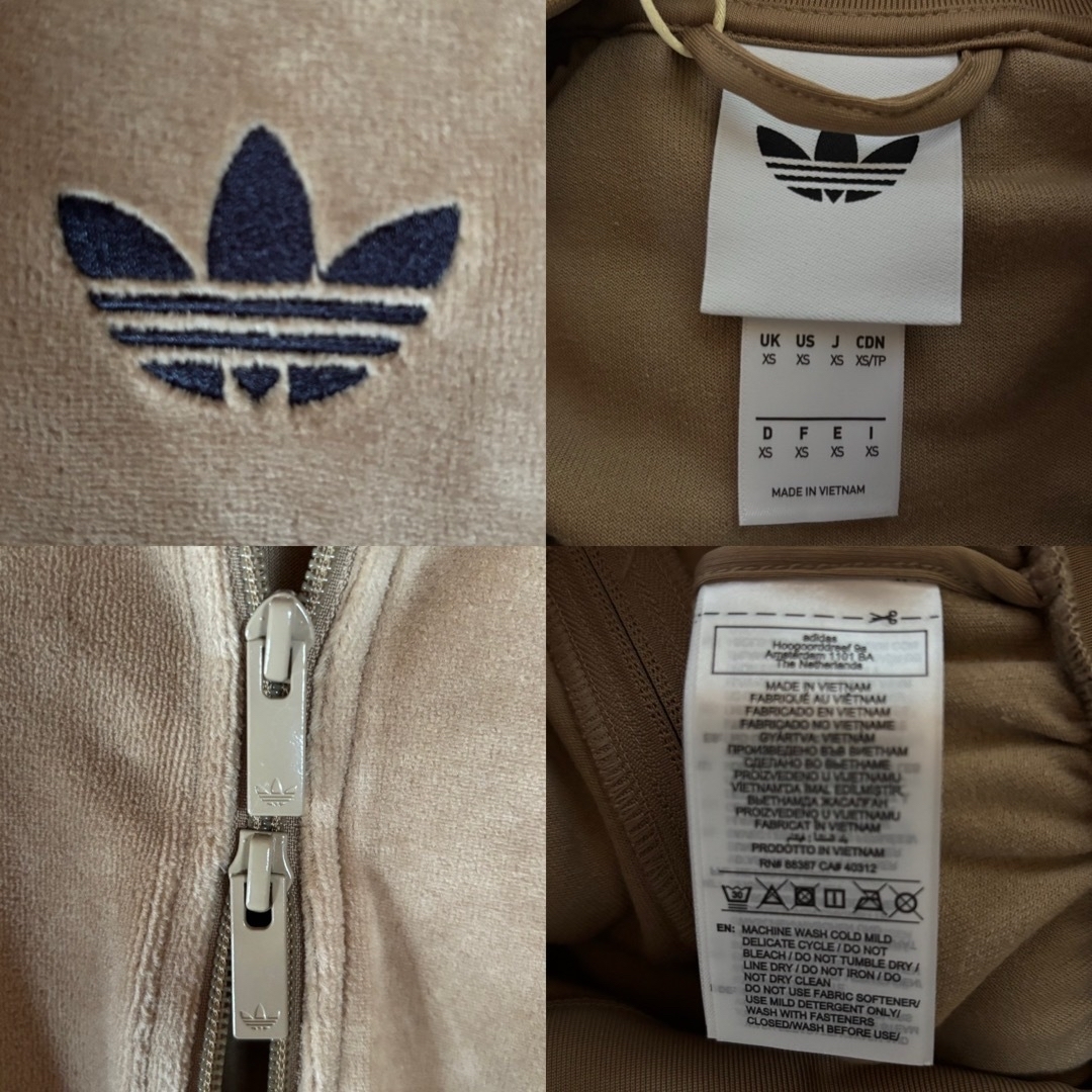 adidas Originals - 希少XS⭐️adidasアディカラー ブラウン ベロア