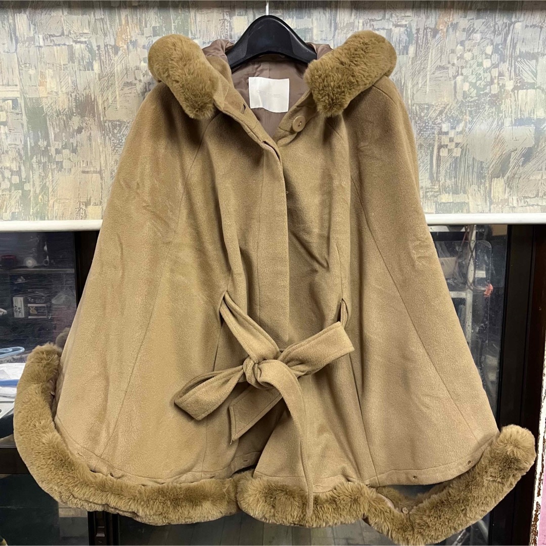 CECIL McBEE - baiya セシルマクビー レディース ポンチョ ファー