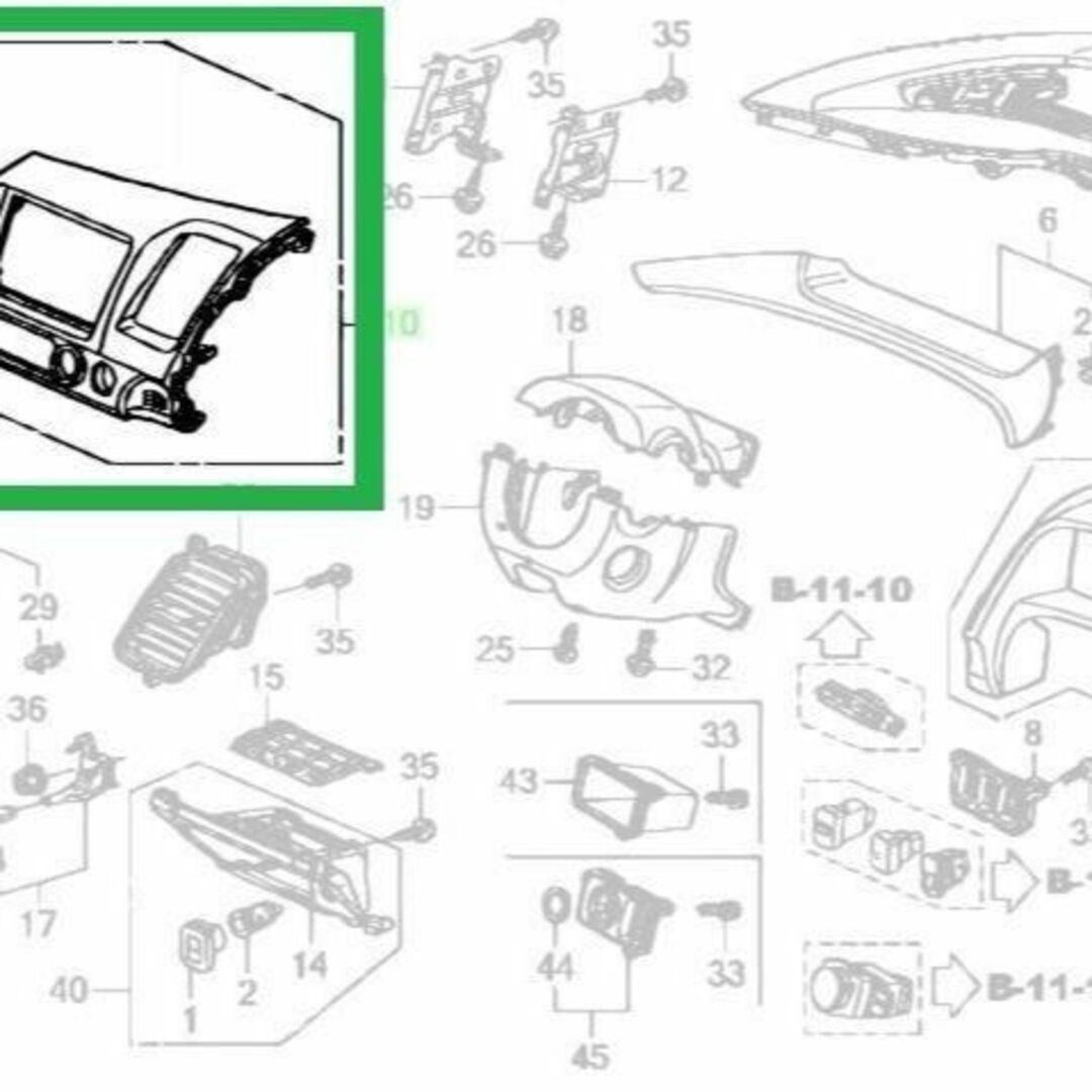 ホンダ - ホンダ純正品シビック4D FD2 タイプR用インストルメント