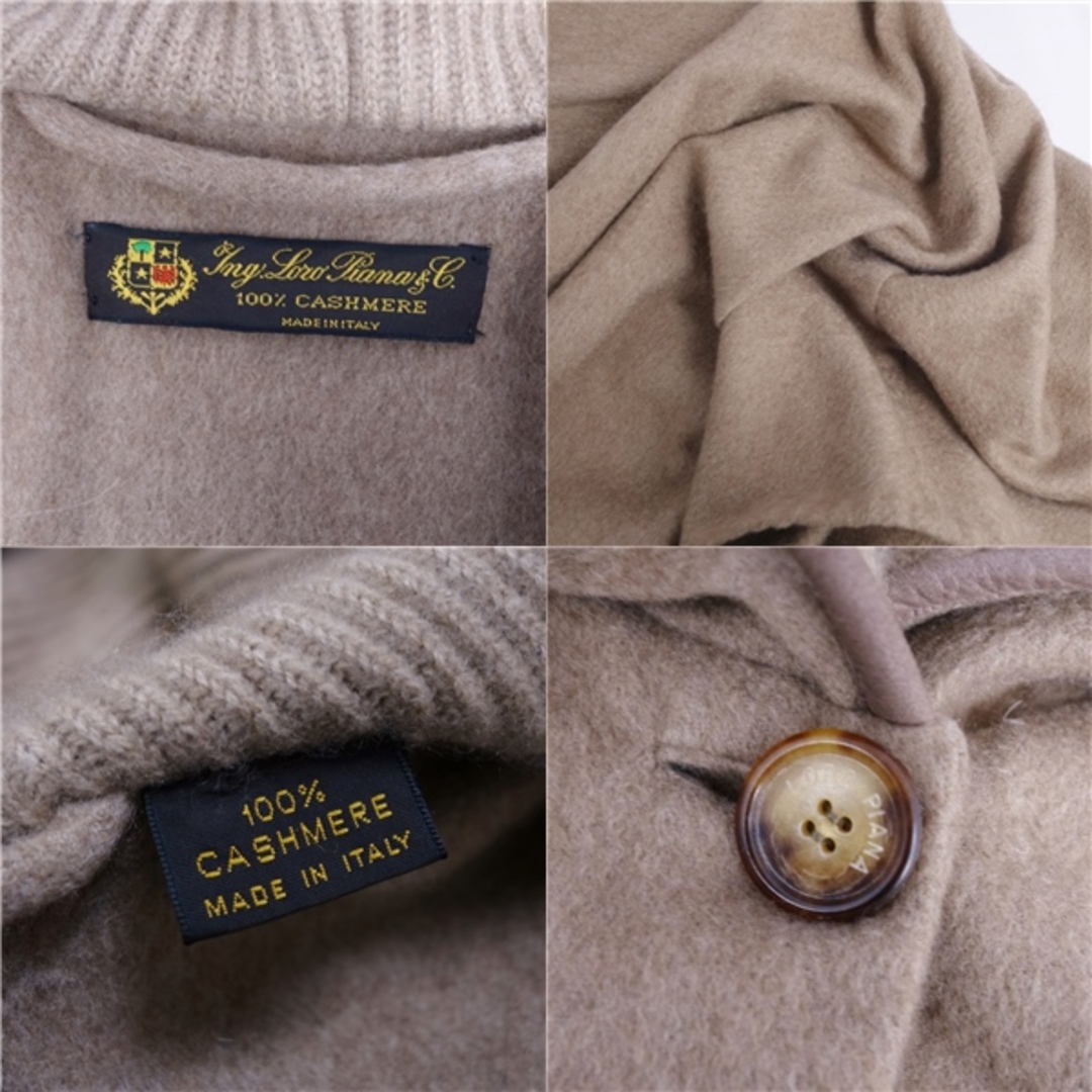 極美品 ロロピアーナ Loro Piana ポンチョ コート カシミヤ100％ 無地