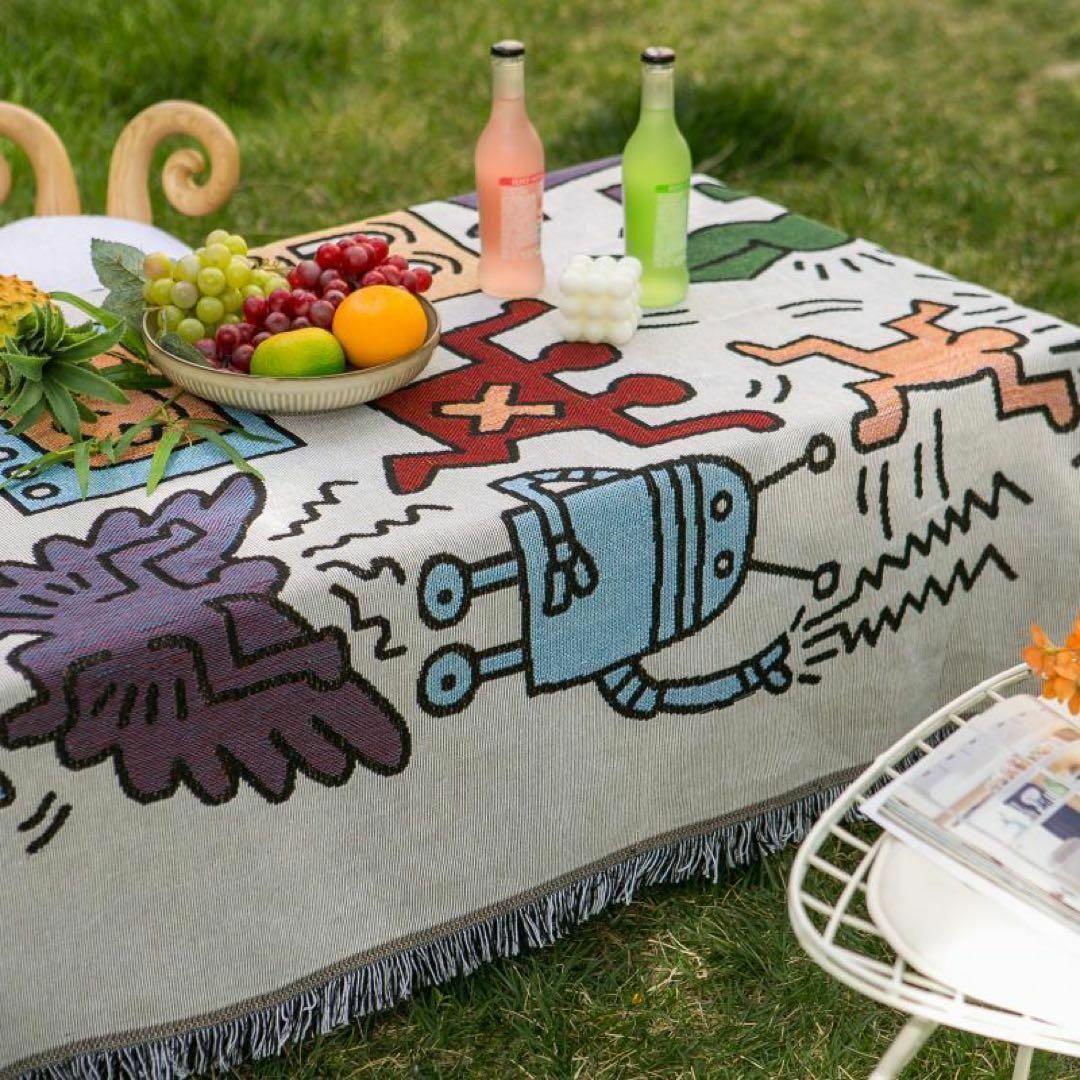 ラグ マルチカバー ソファーカバー テント用 ブランケット キース