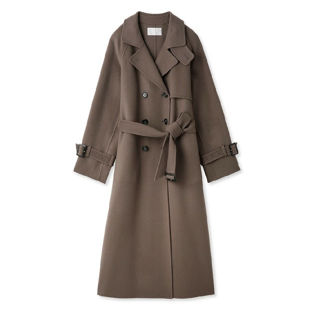 CELFORD - 新品タグ付 ウール混リバートレンチコート 茶色 CELFORDの