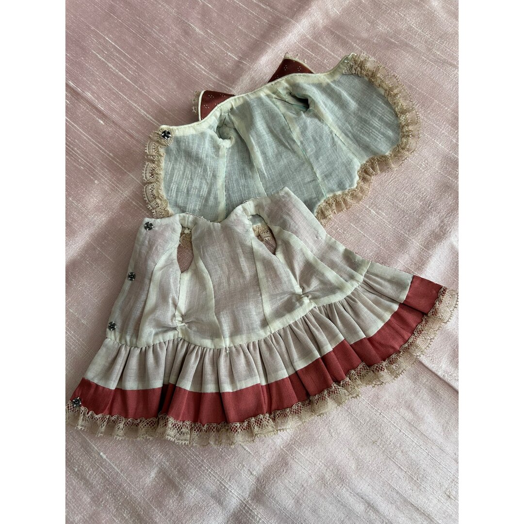 28㎝用 ドレスセット ビスクドール アンティークドールの通販 by