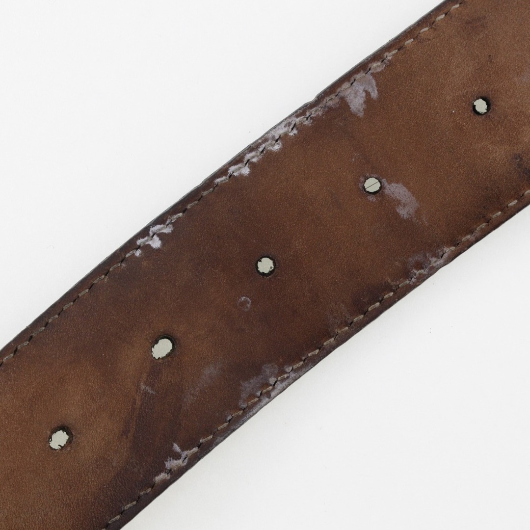 GUCCI - 【GUCCI】グッチ インターロッキング GG 114876 シマレザー 黒