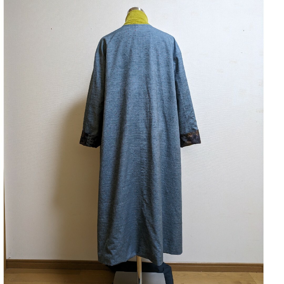 SOLD 着物リメイクリバーシブルコート 大島紬 M〜Lの通販 by Yumi's