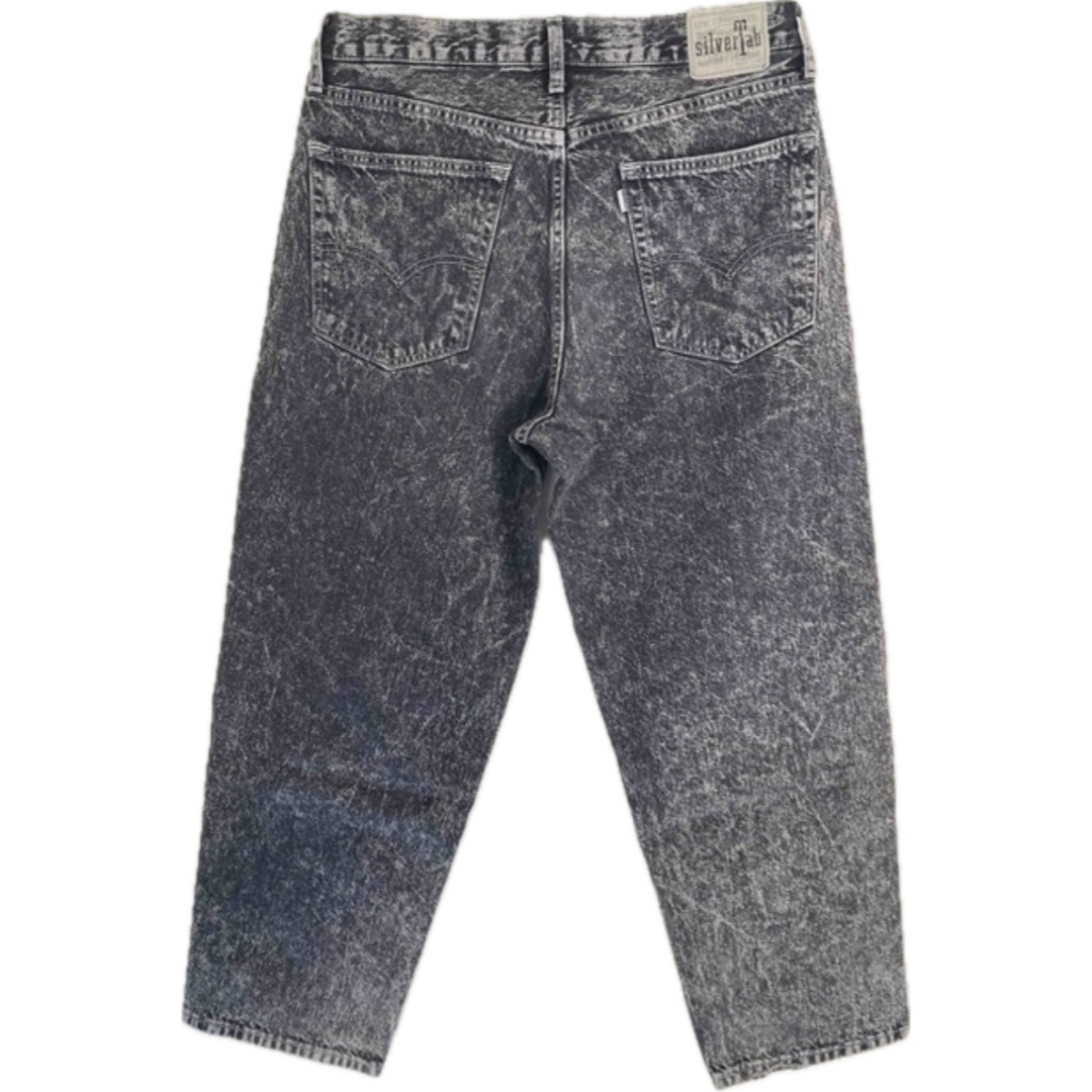 SILVER TAB（Levi's） - Levi's silver Tab Baggy ブラックケミカル