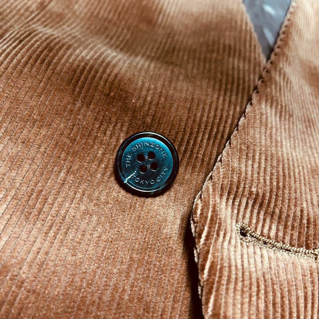 Shinzone - THE SHINZONE コーデュロイジャケット ノーカラー