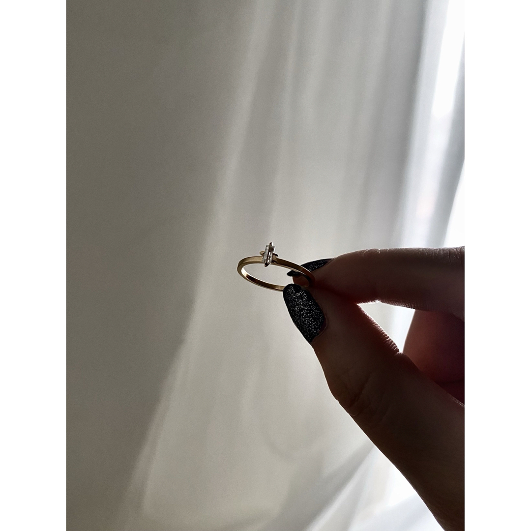 agete - agete K10 ホワイトトパーズ リングの通販 by N's shop