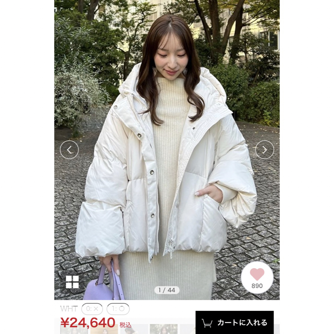 FRAY I.D - 【完売品】フードショートダウンコートの通販 by rucaの