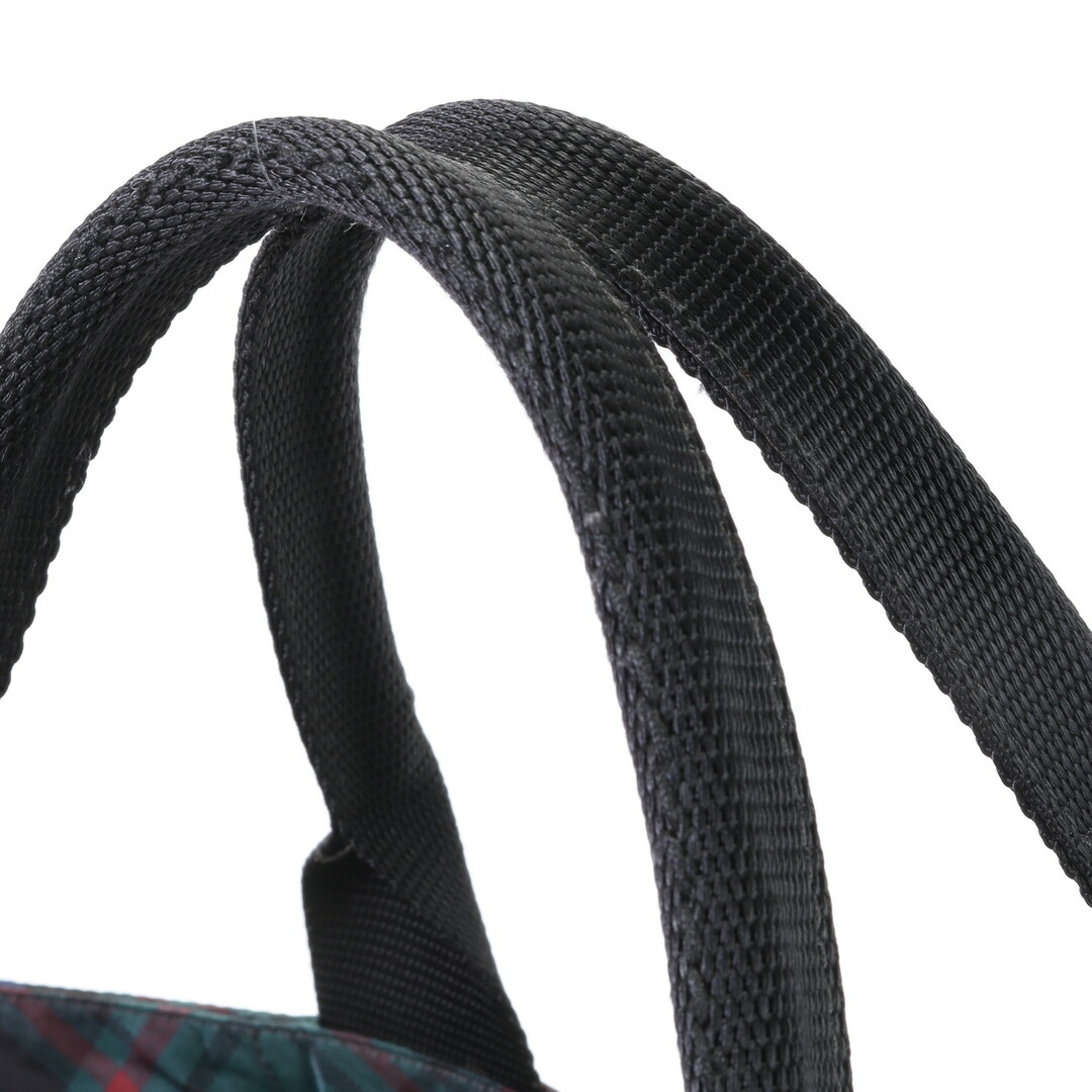 PRADA - 極美品 プラダ カナパ 三角ロゴ チェック トート バッグ