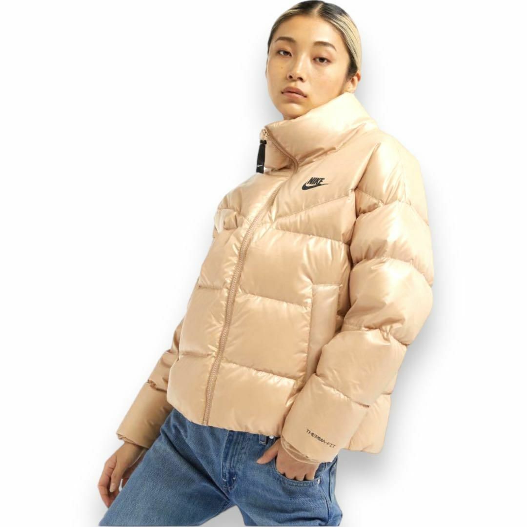 NIKE - 新品 ナイキ ダウンジャケット NIKE THERMA-FIT ゴールド