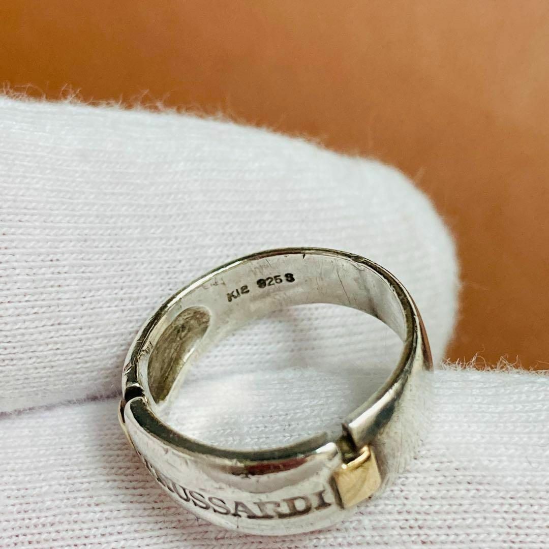 Trussardi - TRUSSALDI K18 シルバー コンビ リング 指輪の通販 by