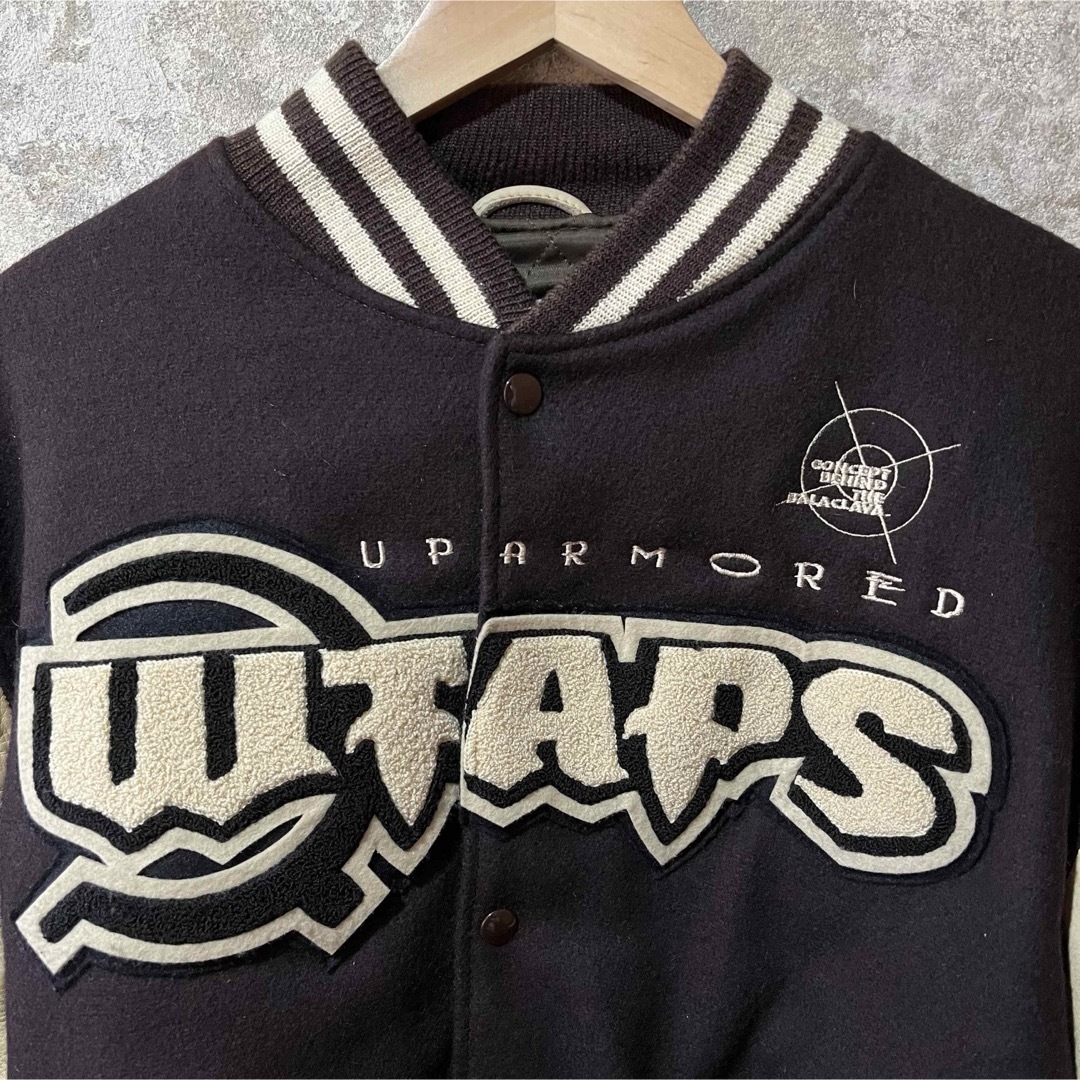 W)taps - WTAPS × Golden Bear 初期 スタジャン 袖レザー ワッペンの