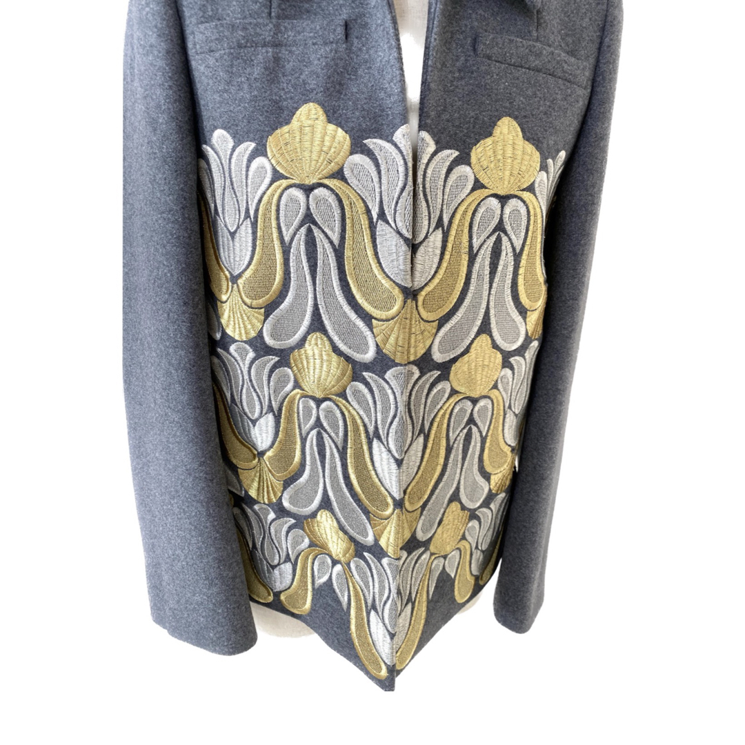 DRIES VAN NOTEN - Dries Van Noten 刺繍|ウール|ジャケット 34 新品の