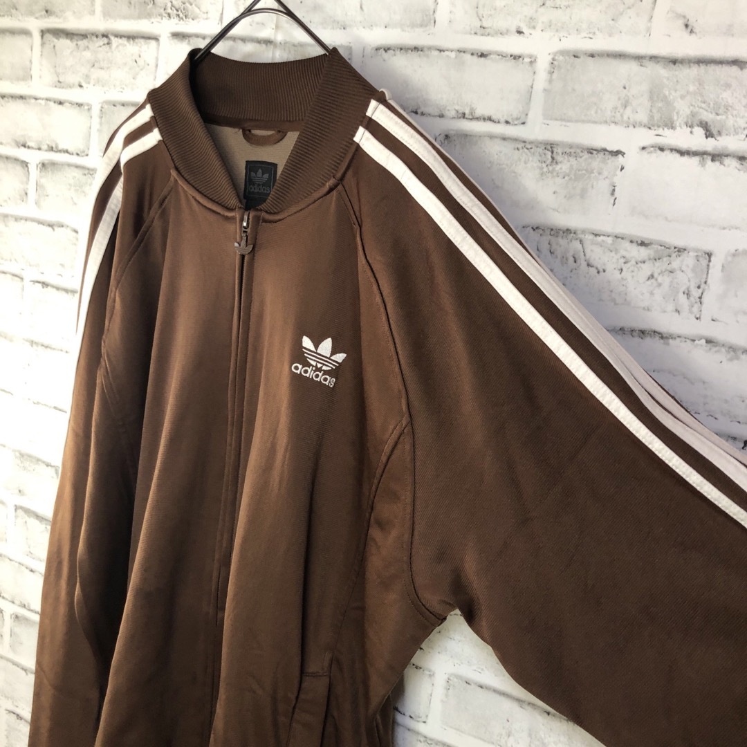 adidas Originals - 希少3XLブラウン⭐️90s adidasトラックジャケット
