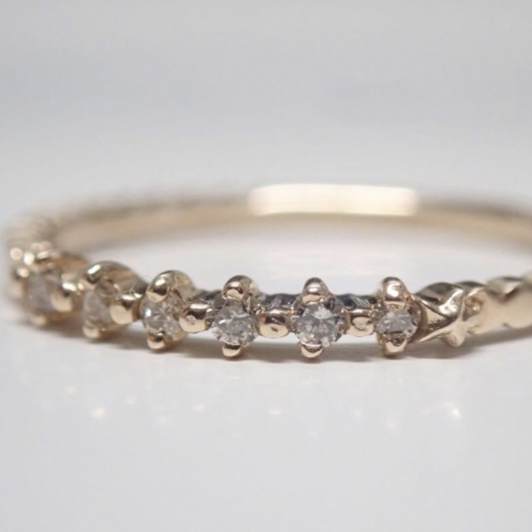 NOJESS - 美品 ノジェス k10 YG セブンスター ダイヤ リング 7号の通販