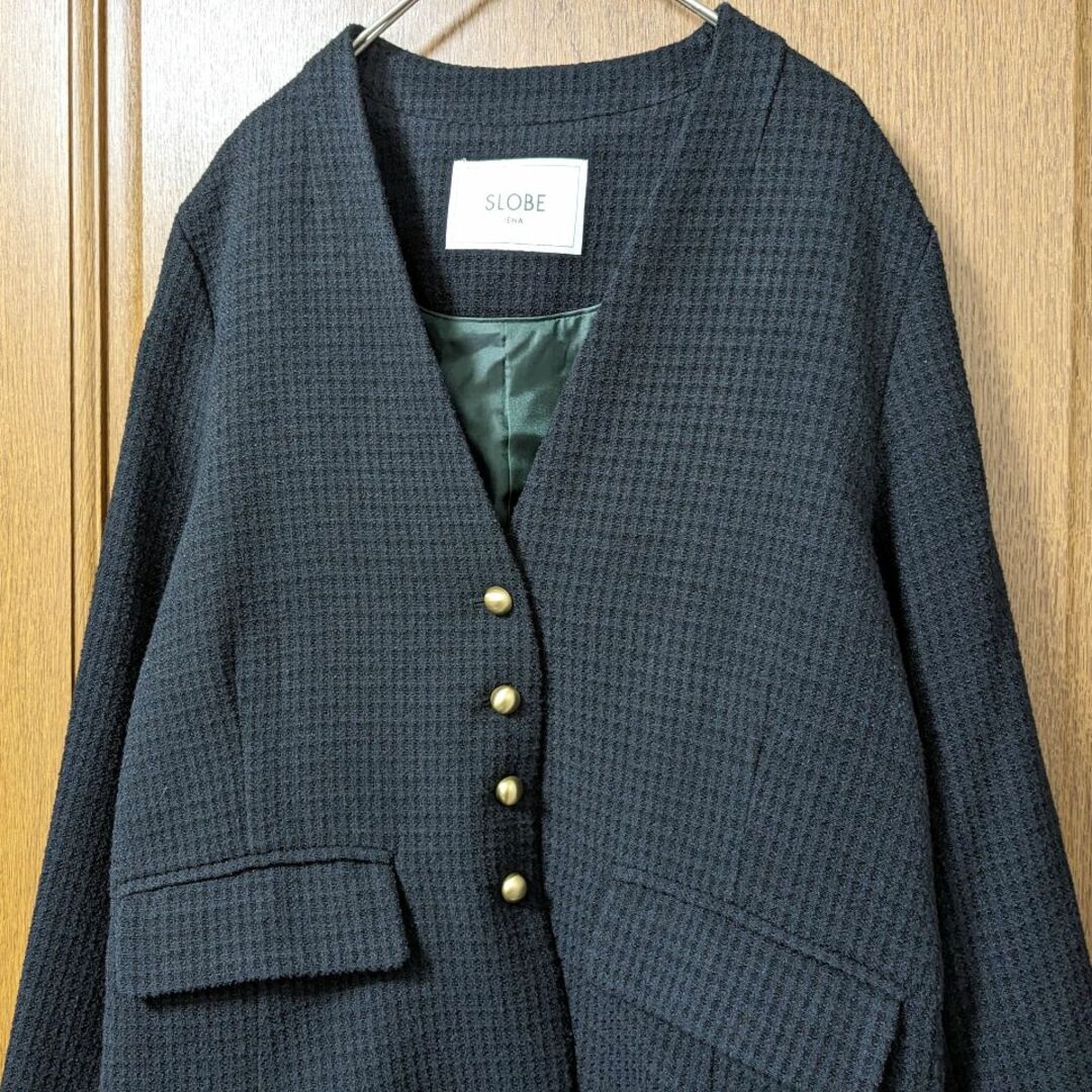 SLOBE IENA - 23AW 今季新作 SLOBE IENA ループツイードVネック