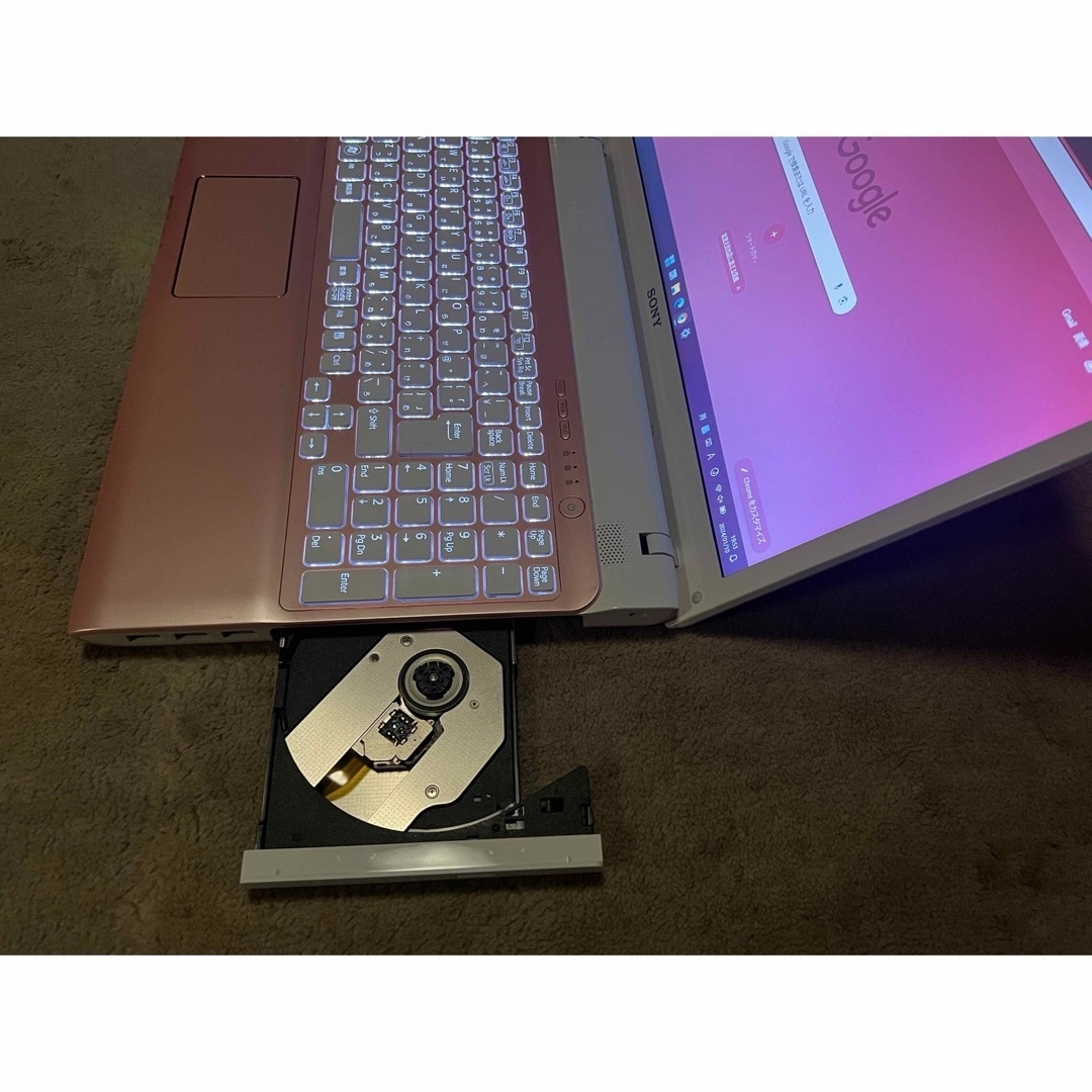 SONY - 初心者向けノートパソコン ピンク Win11pro i7 Office2021の