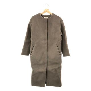 IENA - IENA / イエナ | ラムウール ノーカラーコート | 36 | グレー