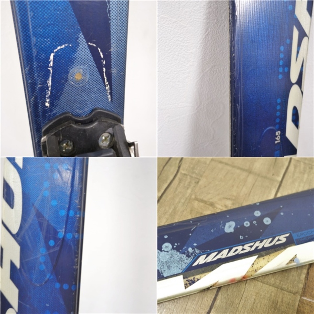 マズシャス MADSHUS EPOCH 165cm センター68mm ビンディング SPIKE