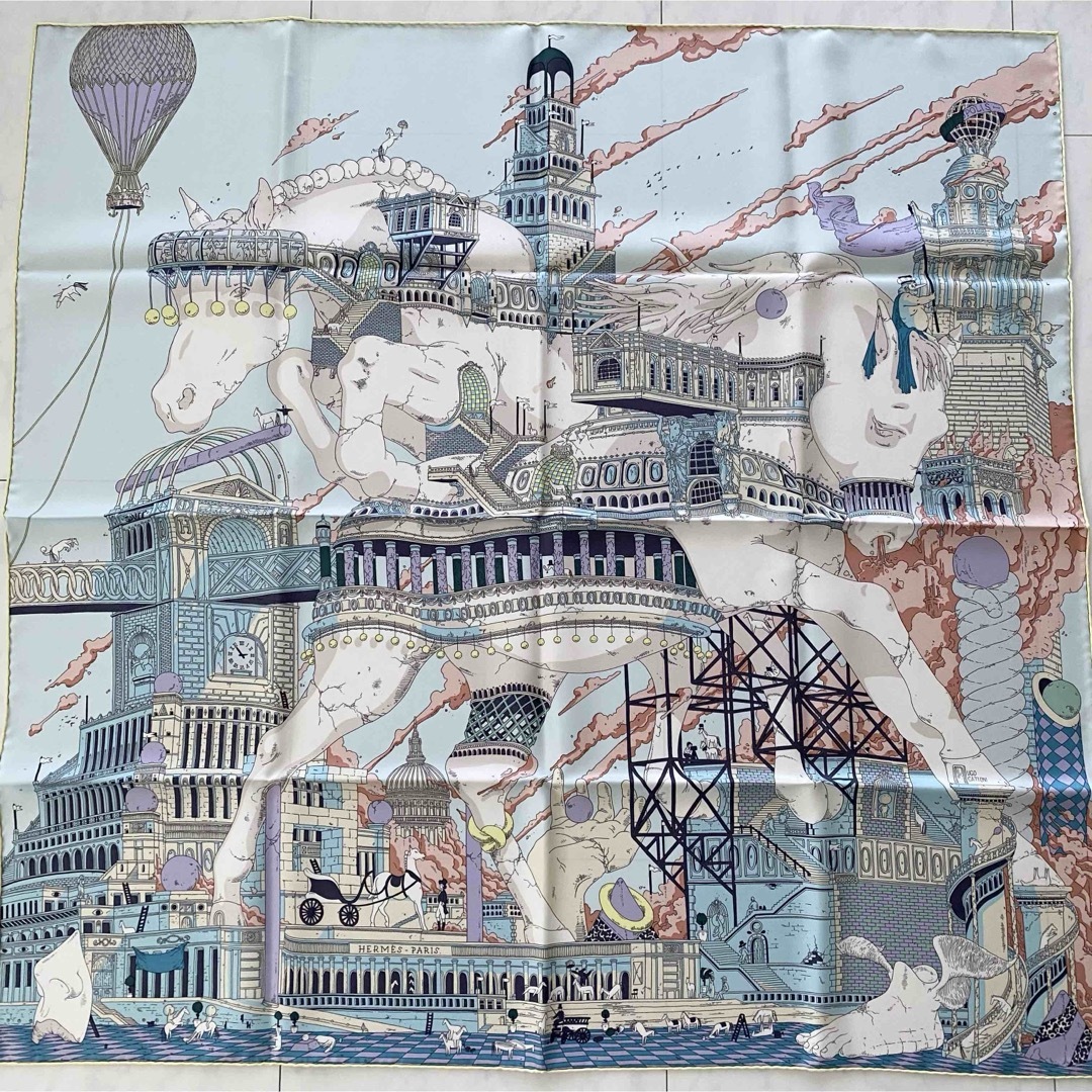 HERMES - エルメス スカーフ カレ90 イポポリスの通販 by bluerose